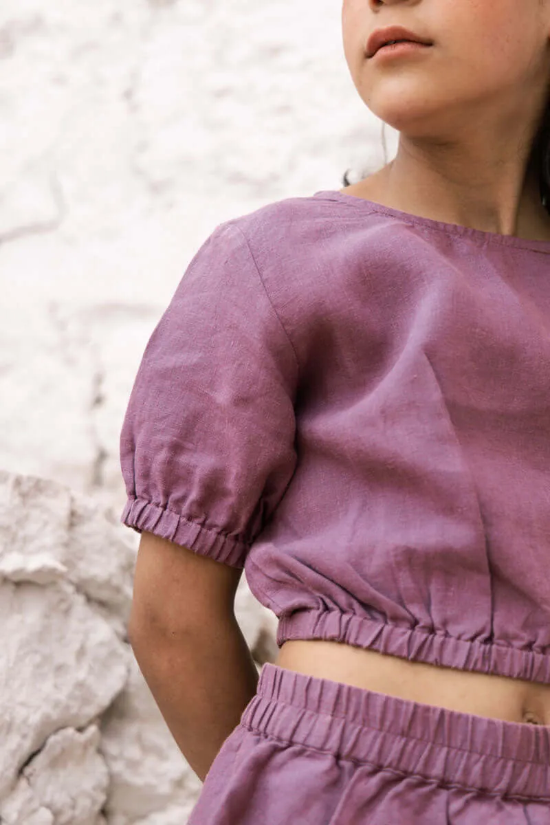 2 Layer play skirt and crop top set