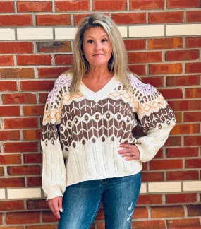 Beautiful Like Becky Sweater by POL