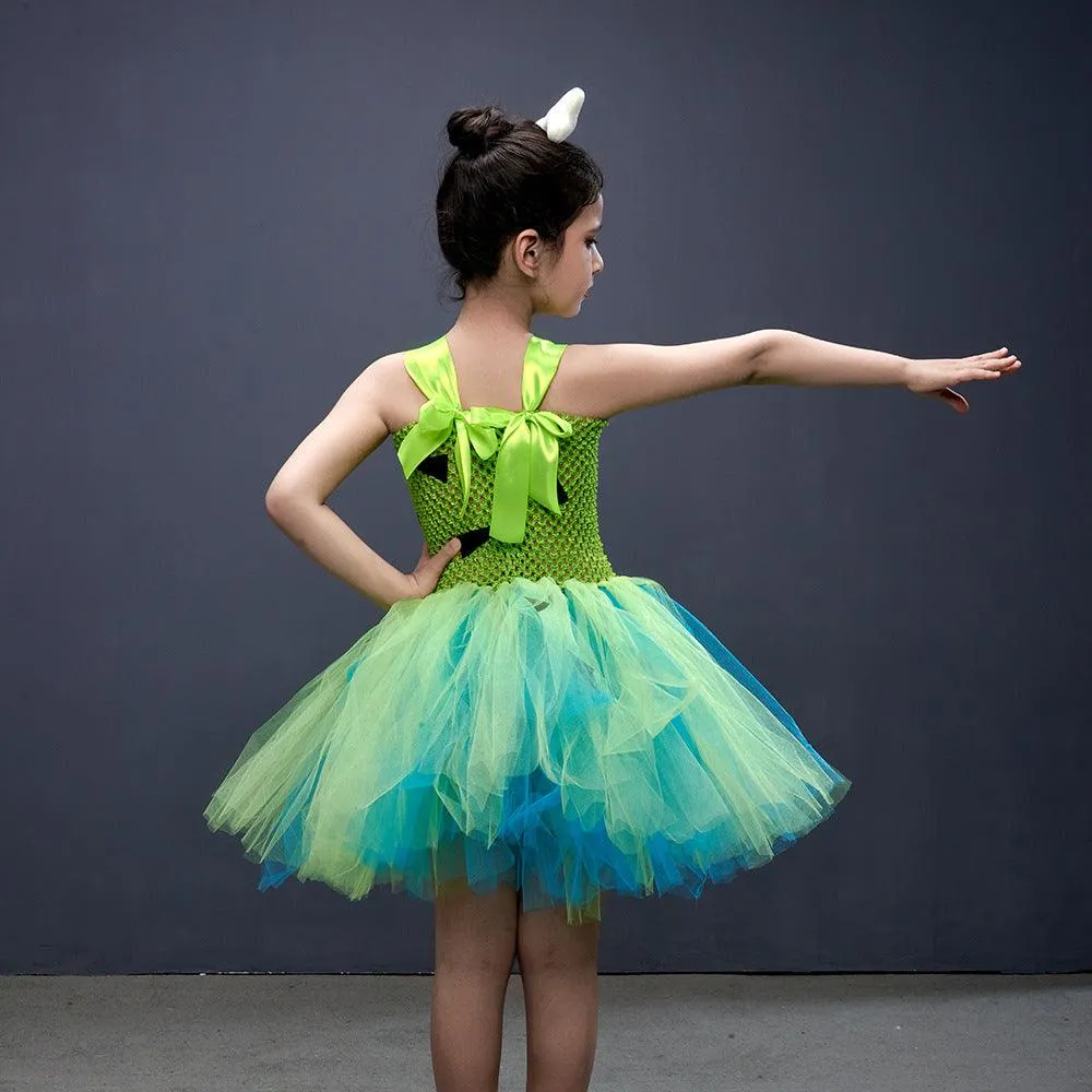 Children's clothing Halloween funny cosplay dog bone girl princess skirt mesh suspender fluffy birthday party evening dress