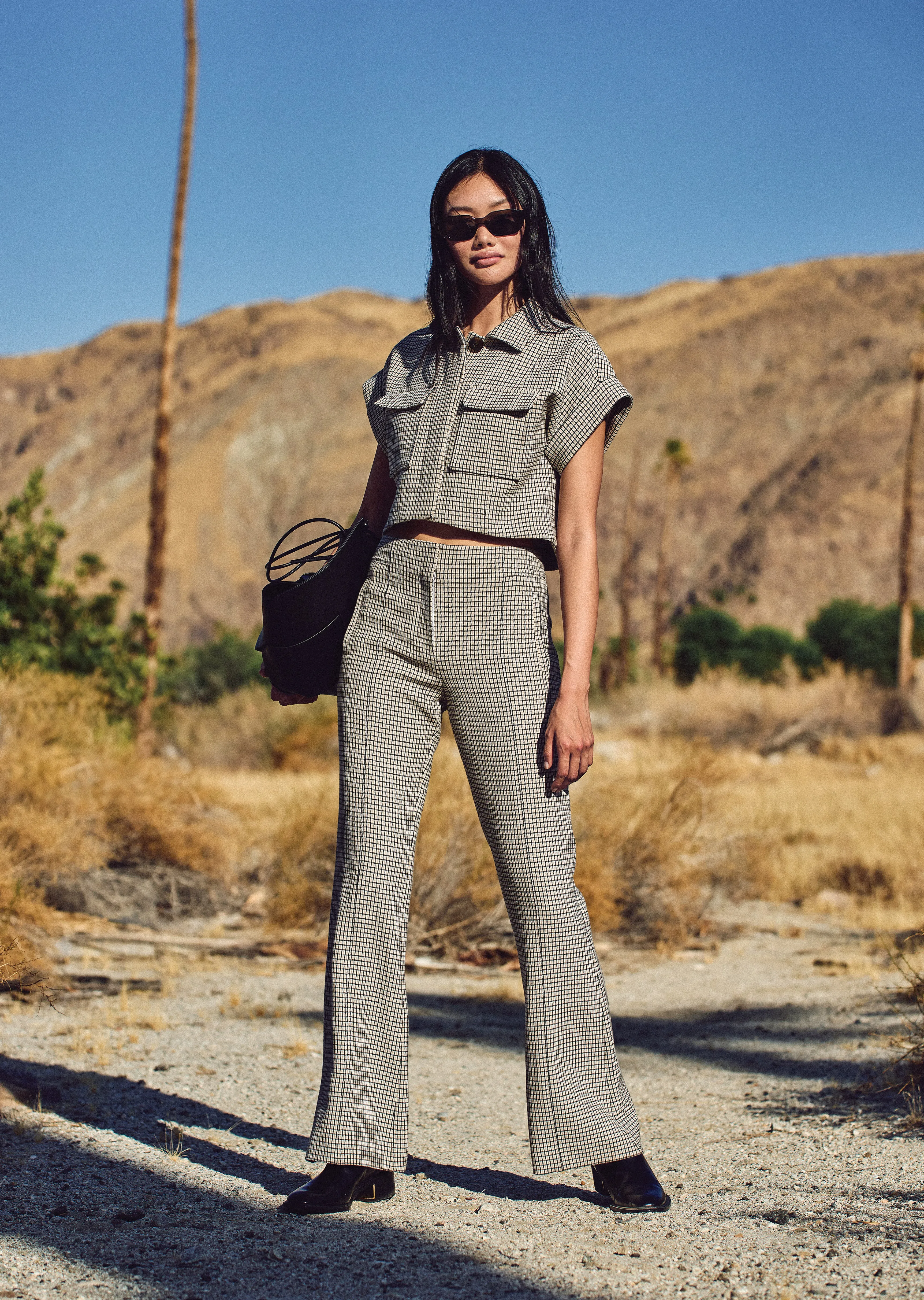 Gillie Trouser - Biscuit Multi