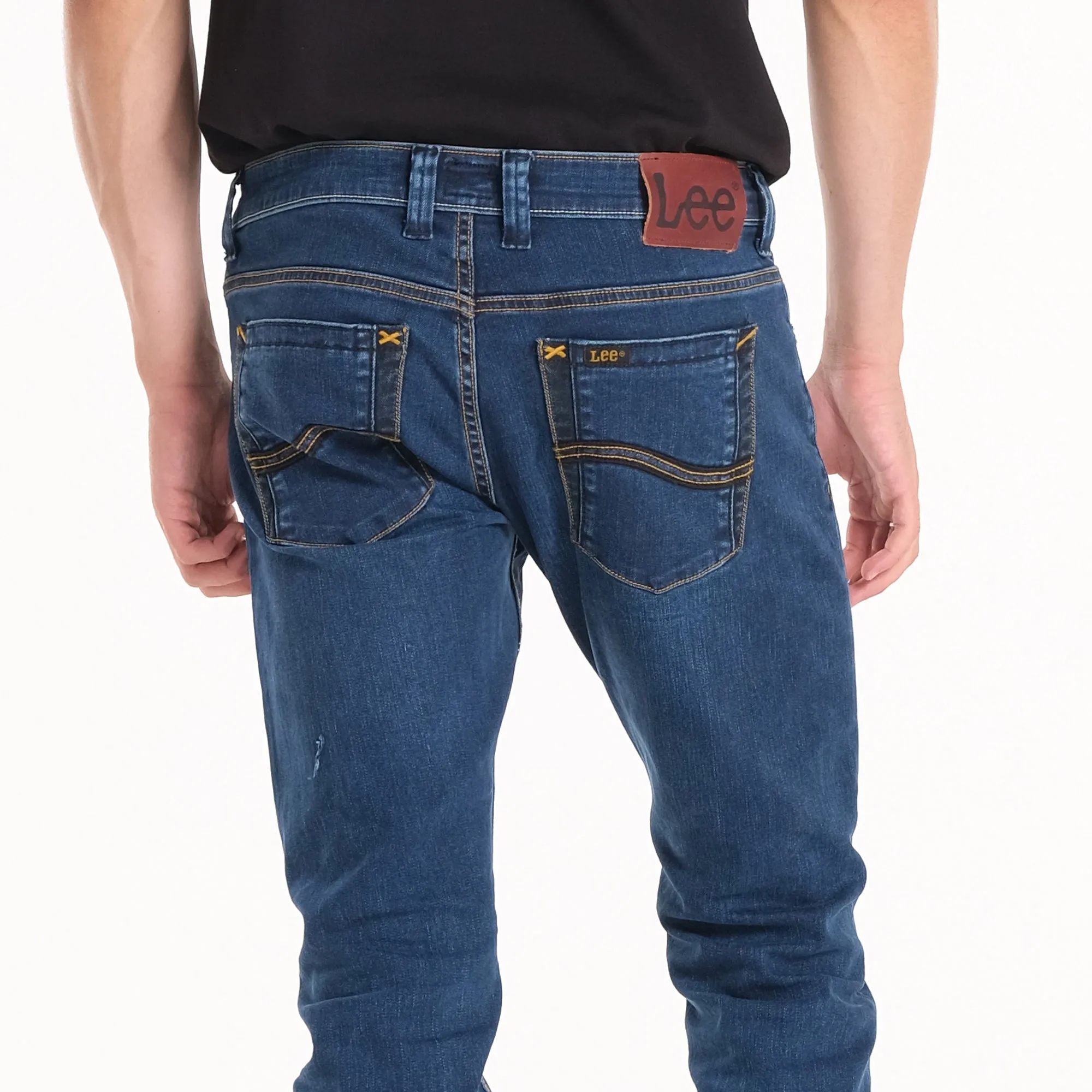 LEE MENS RAMONE DENIM JEANS IN PACIFIC WORN