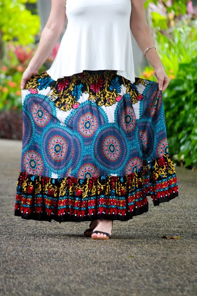 Mante Skirt - Golden Black